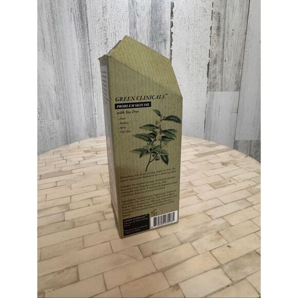 Green Clinicals Tea Tree Problem Skin Oil | Natural Face Oil for Pores, Redness, - Picture 4 of 5